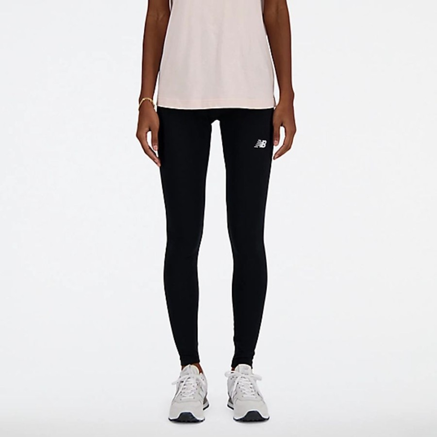 Mulheres New Balance Calcas E Leggings | Cotton High Rise Legging 27"