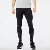 Homens New Balance Calcas E Leggings | Leggings Reflective Impact Run Heat