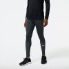 Homens New Balance Calcas E Leggings | Leggings Impact Run At