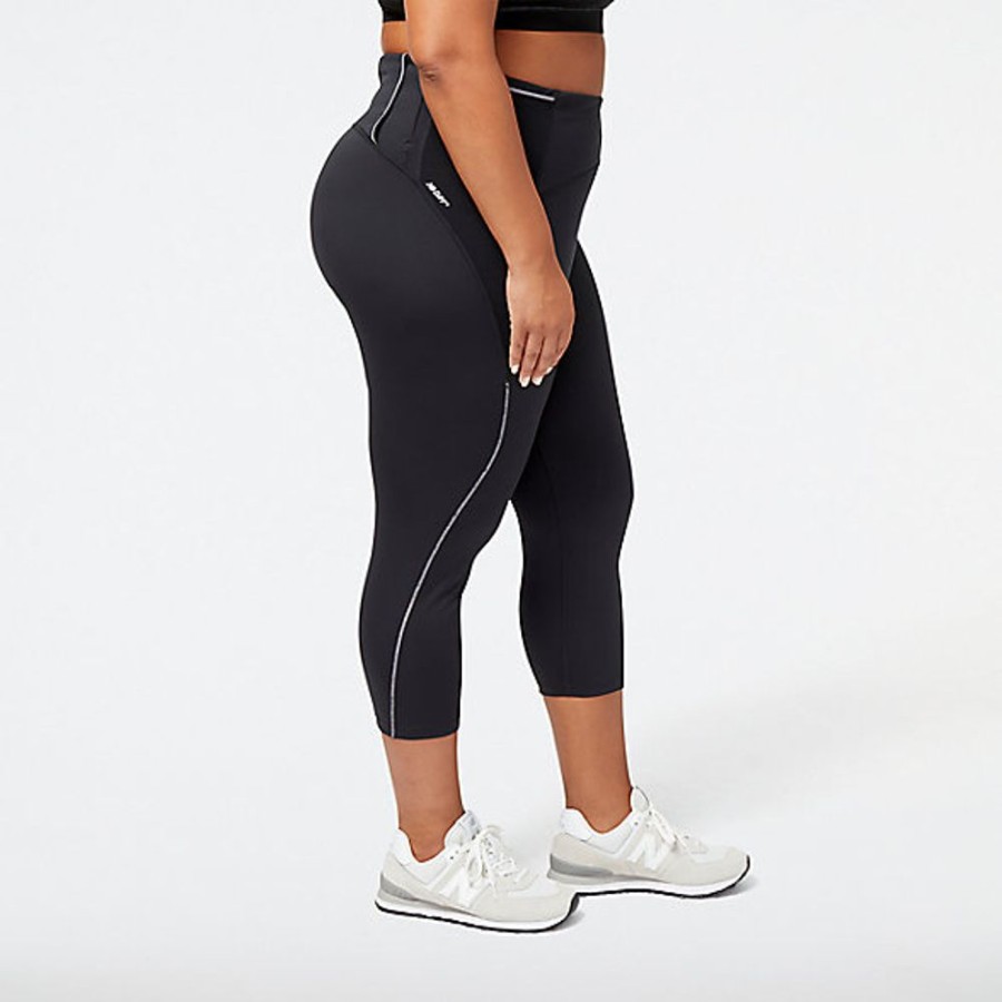 Mulheres New Balance Calcas E Leggings | Impact Run Crop