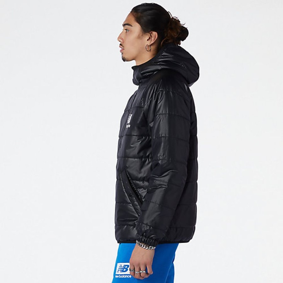 Homens New Balance Casacos | Nb Athletics Winterized Insulated Short Puffer