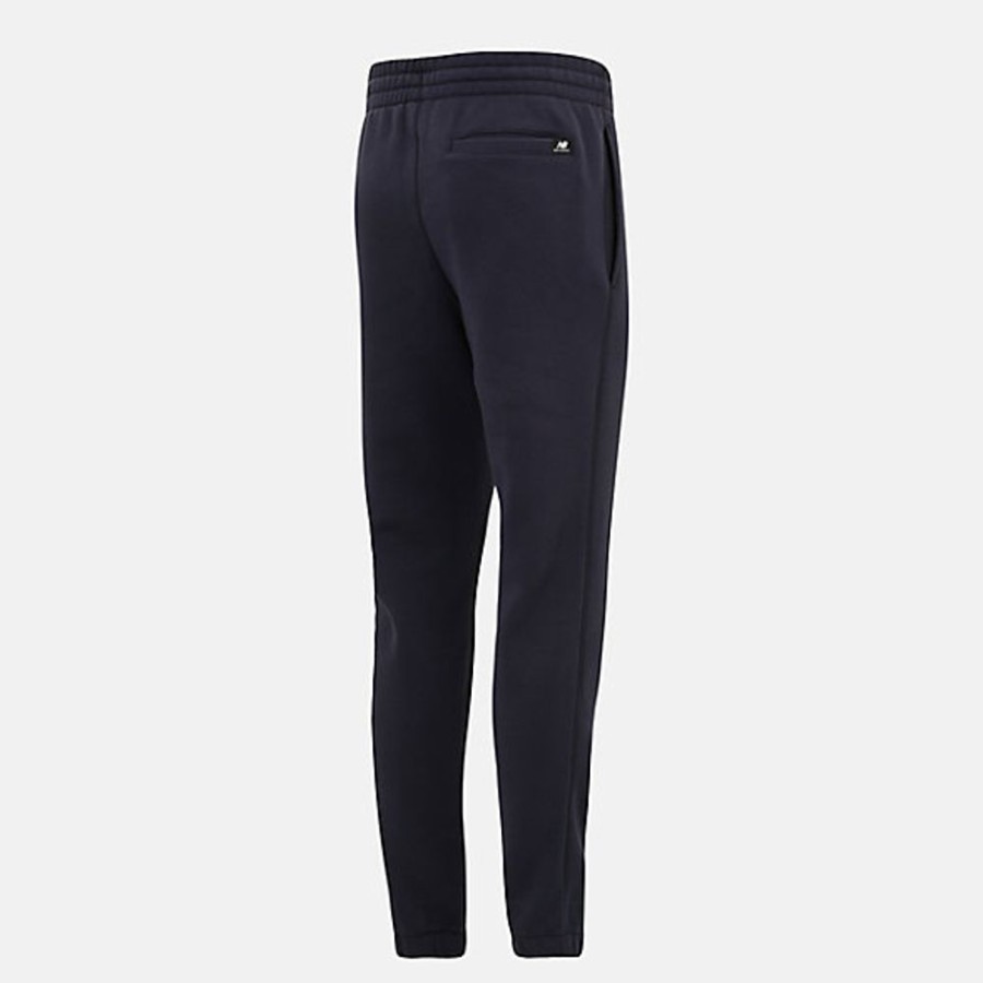 Homens New Balance Calcas E Leggings | Essentials Brushed Back Fleece Pant