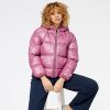 Mulheres New Balance Casacos | Nb Athletics Short Synthetic Puffer