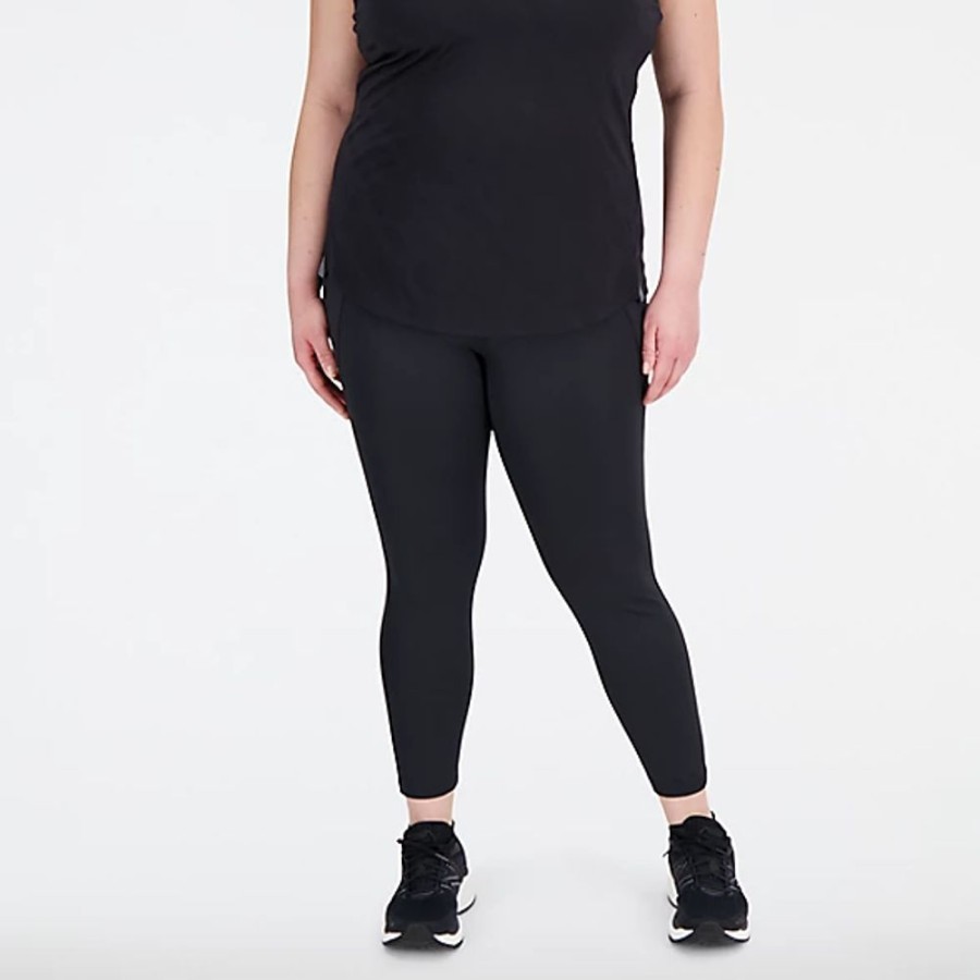 Mulheres New Balance Calcas E Leggings | Leggings Shape Shield 7/8 High Rise Pocket