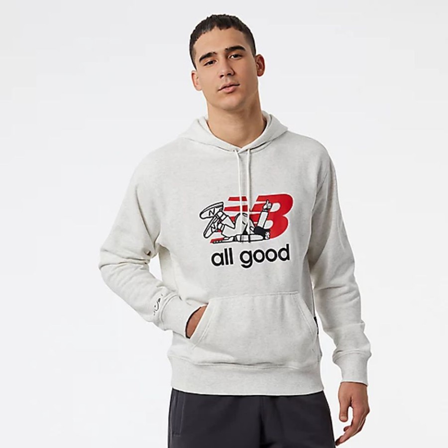 Homens New Balance Camisolas E Camisolas Com Capuz | Hoodie Nb Athletics Seb Curi