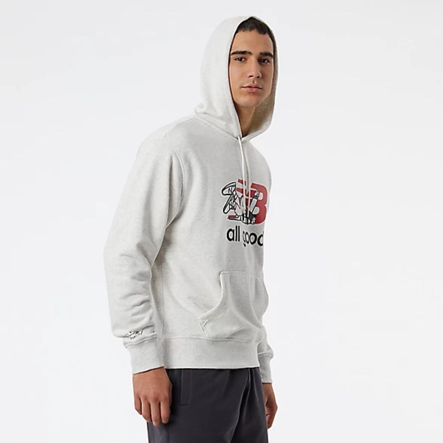 Homens New Balance Camisolas E Camisolas Com Capuz | Hoodie Nb Athletics Seb Curi