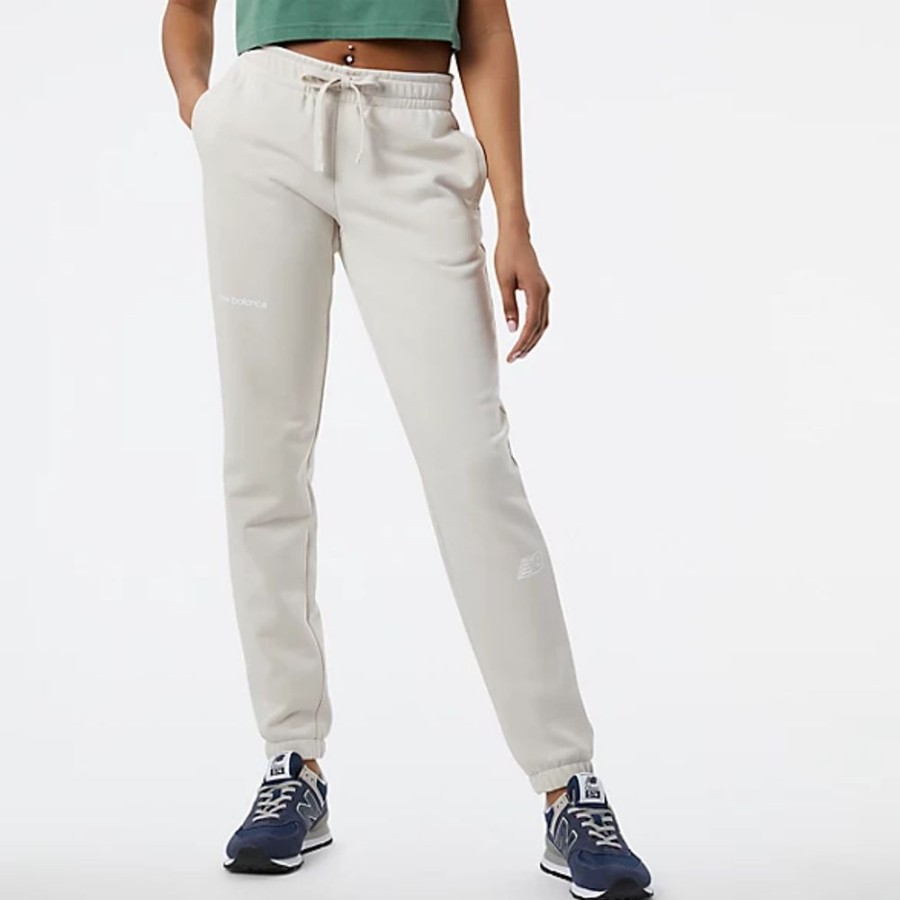 Mulheres New Balance Calcas E Leggings | Nb Essentials Sweatpant