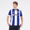 Homens New Balance T-Shirts E Partes De Cima | Fc Porto Home Short Sleeve Jersey