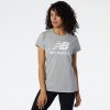 Mulheres New Balance T-Shirts E Partes De Cima | T-Shirt Essentials Stacked Logo