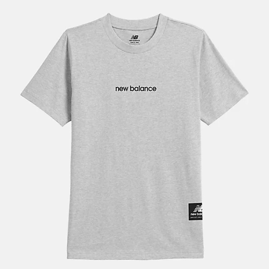 Homens New Balance T-Shirts E Partes De Cima | Athletics Literature T-Shirt