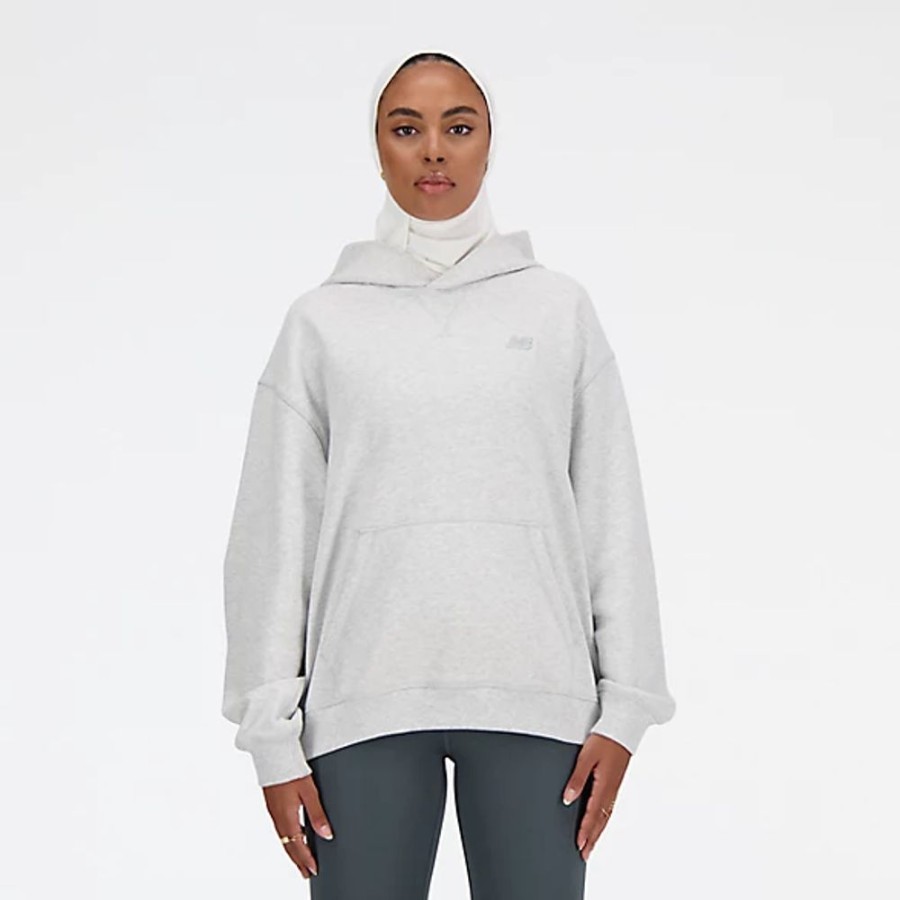 Mulheres New Balance Camisolas E Camisolas Com Capuz | Athletics French Terry Hoodie