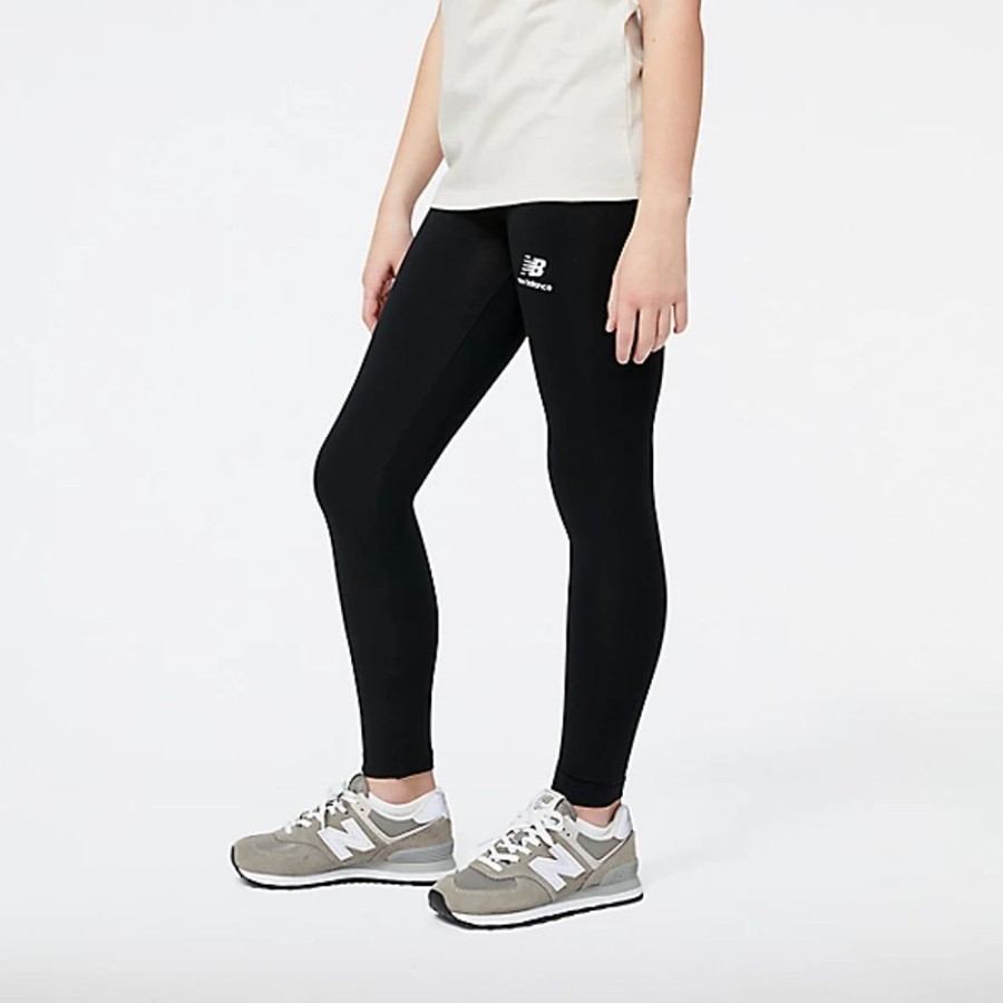 Crianca New Balance | Essentials Stacked Logo Cotton Legging