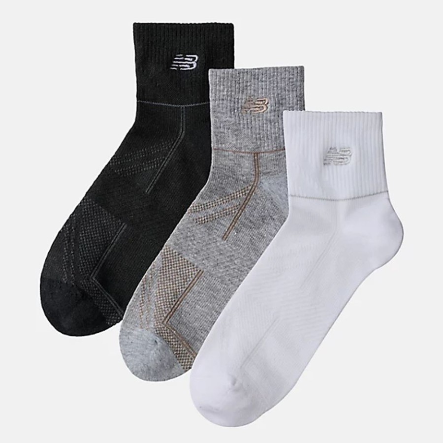 Homens New Balance Socks | Running Repreve Ankle Socks 3 Pack