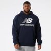 Homens New Balance Camisolas E Camisolas Com Capuz | Hoodie Nb Essentials Stacked Logo Po