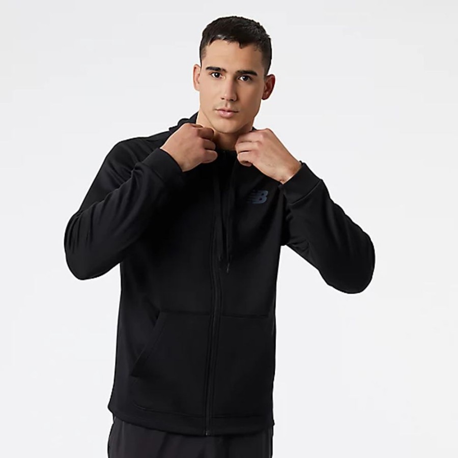 Homens New Balance Camisolas E Camisolas Com Capuz | Hoodie Tenacity Performance Fleece Full Zip