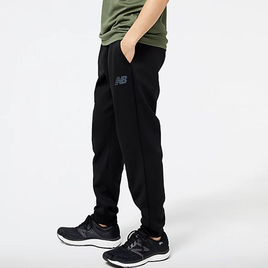 Homens New Balance Calcas E Leggings | Calcas Tenacity Performance Fleece