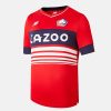 Crianca New Balance | Lille Losc Home Junior Short Sleeve Jersey