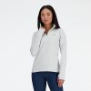 Mulheres New Balance T-Shirts E Partes De Cima | Sport Essentials Space Dye Quarter Zip