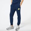 Homens New Balance Calcas E Leggings | Nb Essentials Stacked Rubber Pack Sweatpant