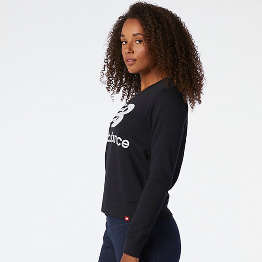 Mulheres New Balance Camisolas E Camisolas Com Capuz | Nb Essentials Crew Fleece