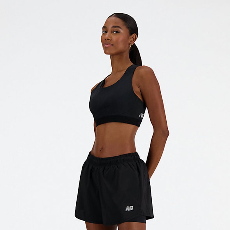 Mulheres New Balance Sutias Desportivos | Nb Sleek Medium Support Pocket Sports Bra