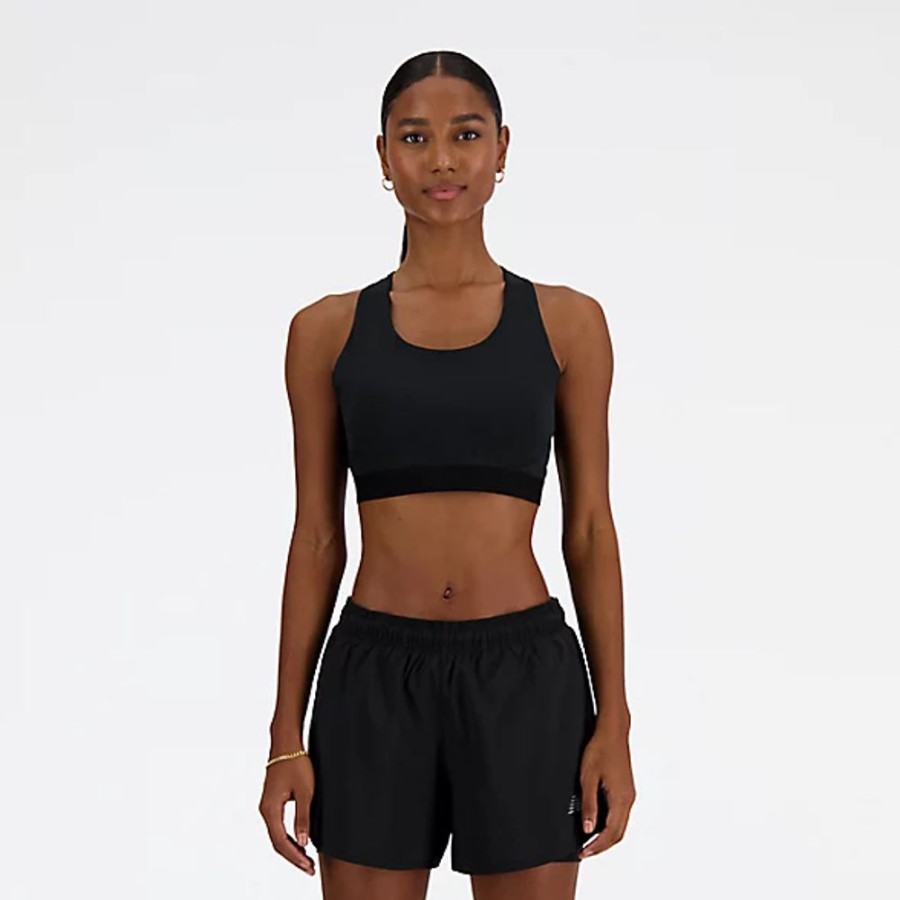 Mulheres New Balance Sutias Desportivos | Nb Sleek Medium Support Pocket Sports Bra