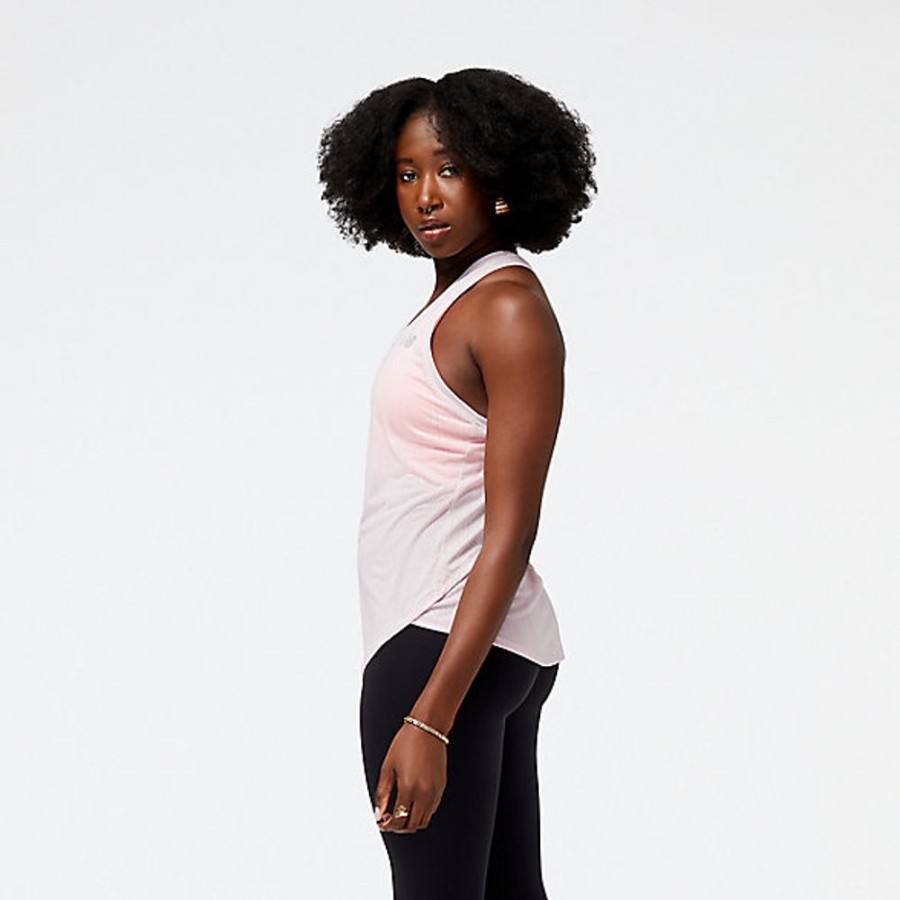 Mulheres New Balance T-Shirts E Partes De Cima | Printed Accelerate Tank