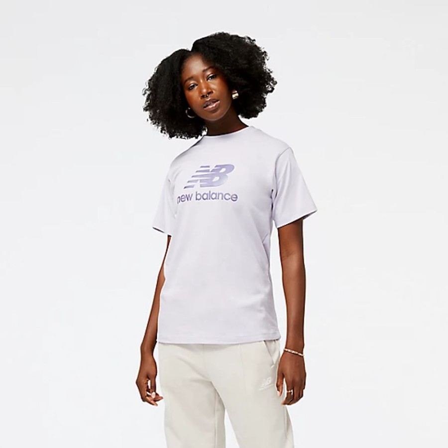 Mulheres New Balance T-Shirts E Partes De Cima | Athletics Pearl Graphic T-Shirt