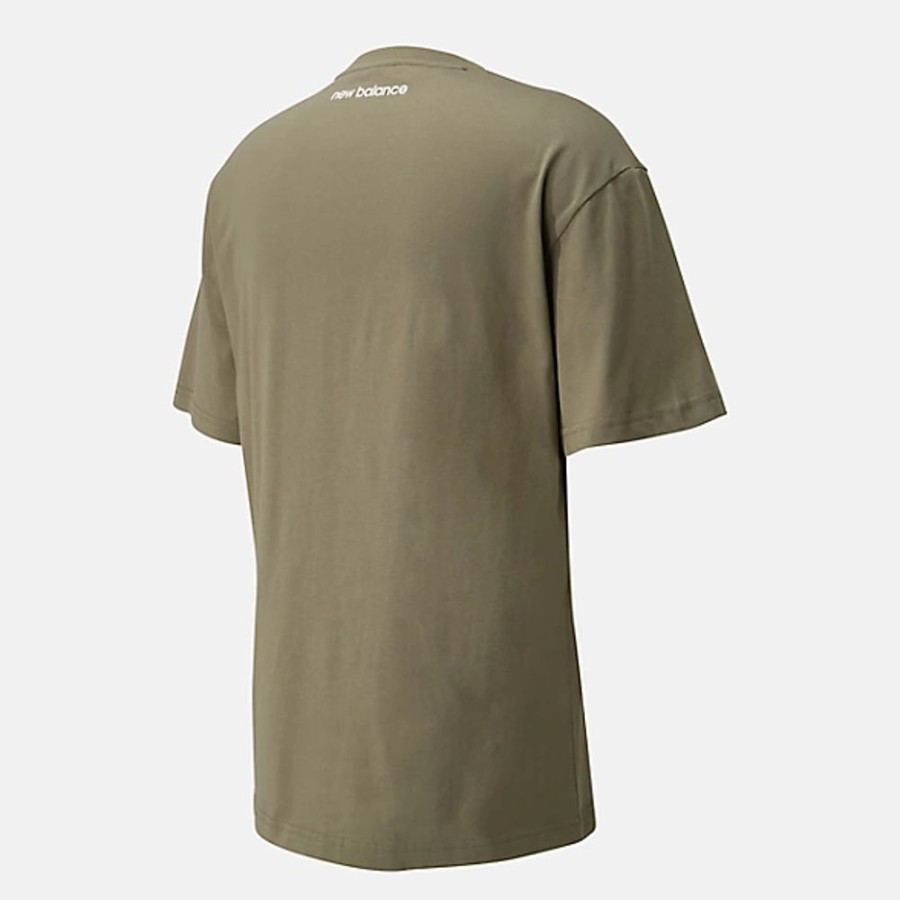 Homens New Balance T-Shirts E Partes De Cima | Boston T-Shirt