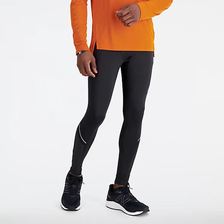 Homens New Balance Calcas E Leggings | Impact Run Heat Tight