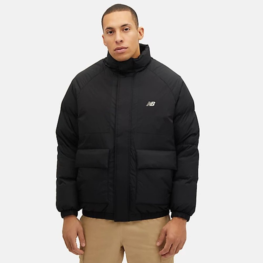 Homens New Balance Casacos | Nbx Nb Academy Mix Down Jacket