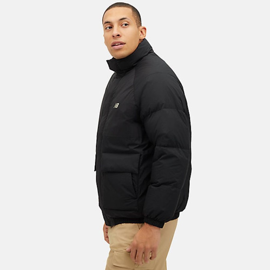 Homens New Balance Casacos | Nbx Nb Academy Mix Down Jacket