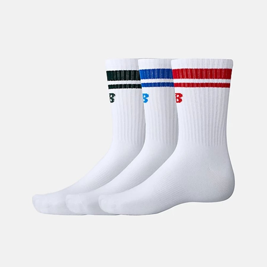 Homens New Balance Socks | Meias Nb Essentials Line Midcalf 3 Pack