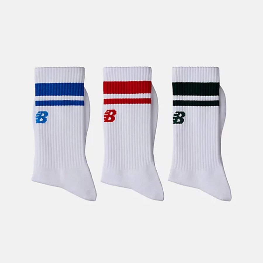 Homens New Balance Socks | Meias Nb Essentials Line Midcalf 3 Pack