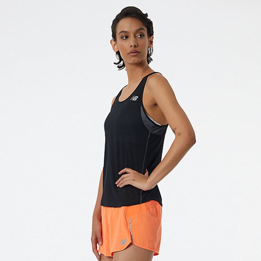 Mulheres New Balance T-Shirts E Partes De Cima | Impact Run Tank