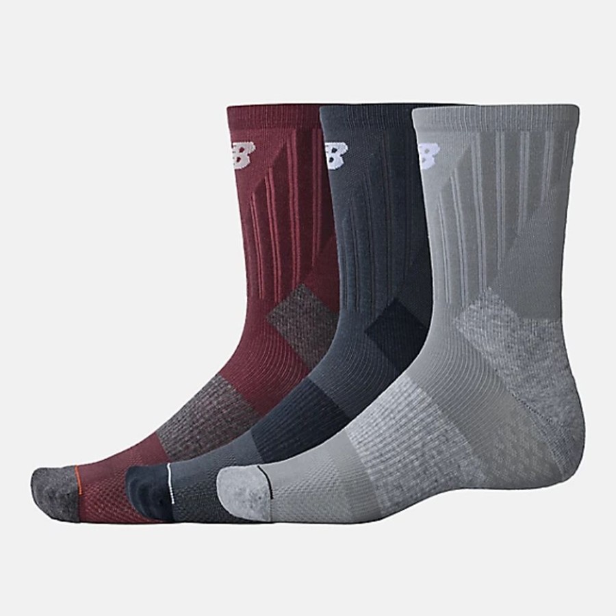 Homens New Balance Socks | Running Repreve Midcalf 3 Pack