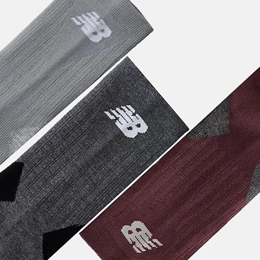 Homens New Balance Socks | Running Repreve Midcalf 3 Pack