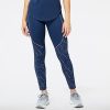 Mulheres New Balance Calcas E Leggings | Leggings Reflective Print Impact Run Heat