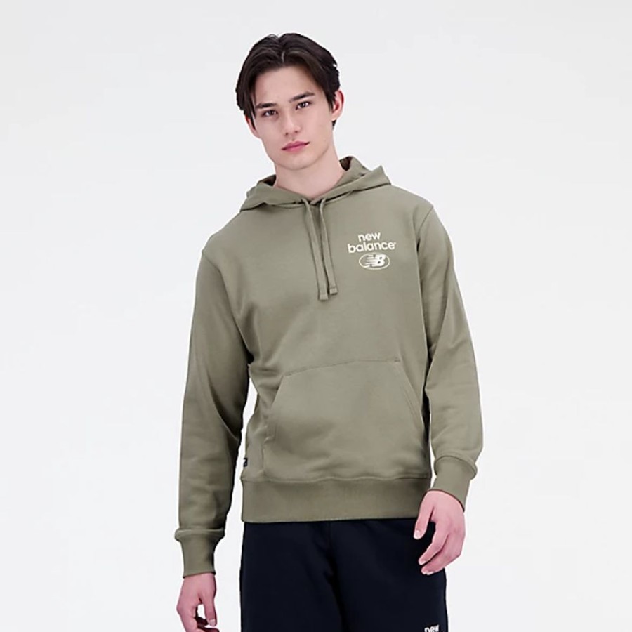 Homens New Balance Camisolas E Camisolas Com Capuz | Hoodie Essentials Reimagined French Terry