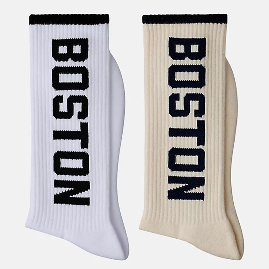 Homens New Balance Socks | Boston Crew Socks 2 Pack