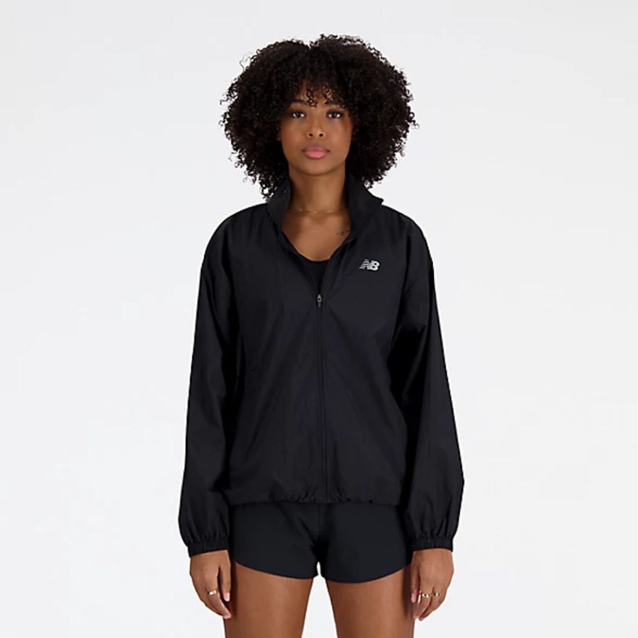 Mulheres New Balance Casacos | Athletics Packable Jacket