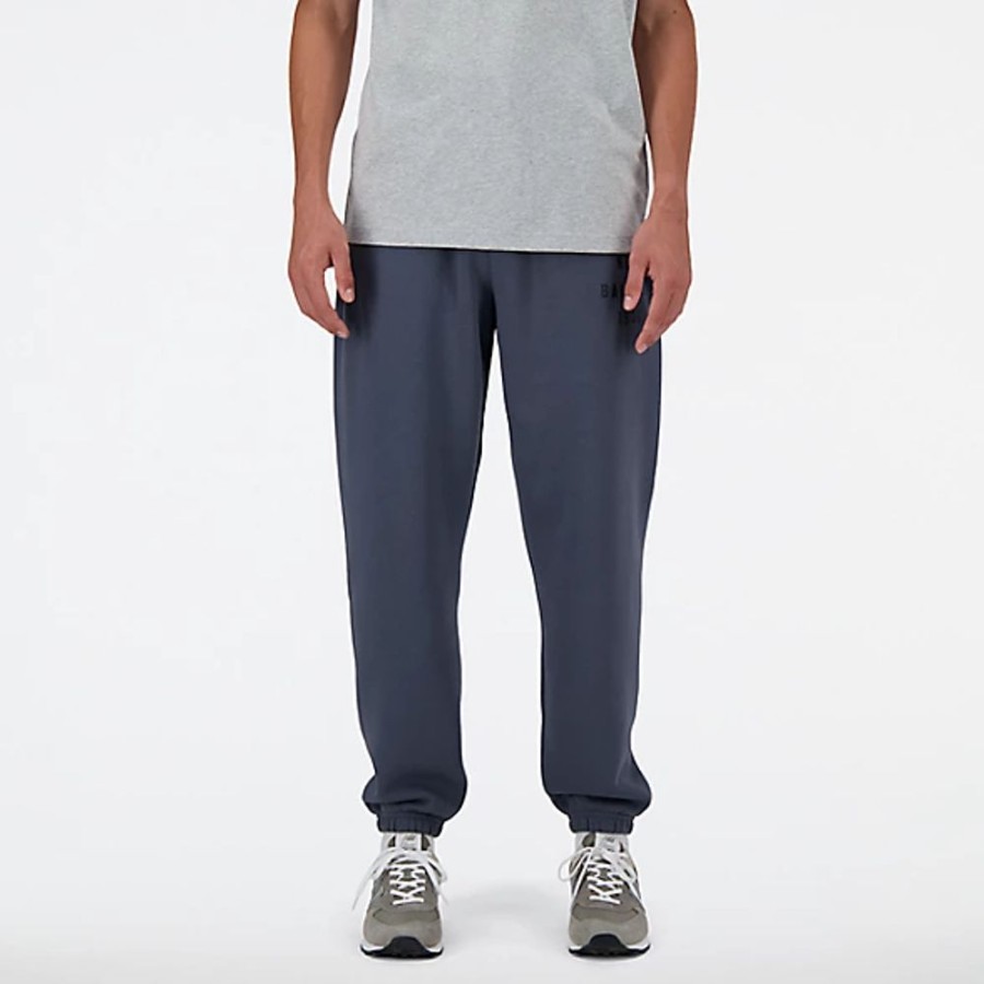 Homens New Balance Calcas E Leggings | Iconic Collegiate Fleece Jogger