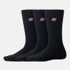 Homens New Balance Socks | Nb Patch Logo Crew 3 Pairs