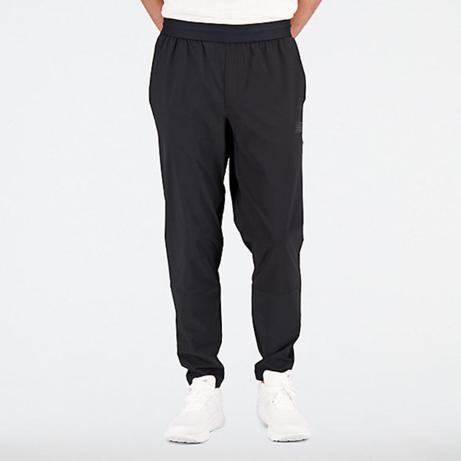 Homens New Balance Calcas E Leggings | Calcas R.W. Tech Stretch Woven