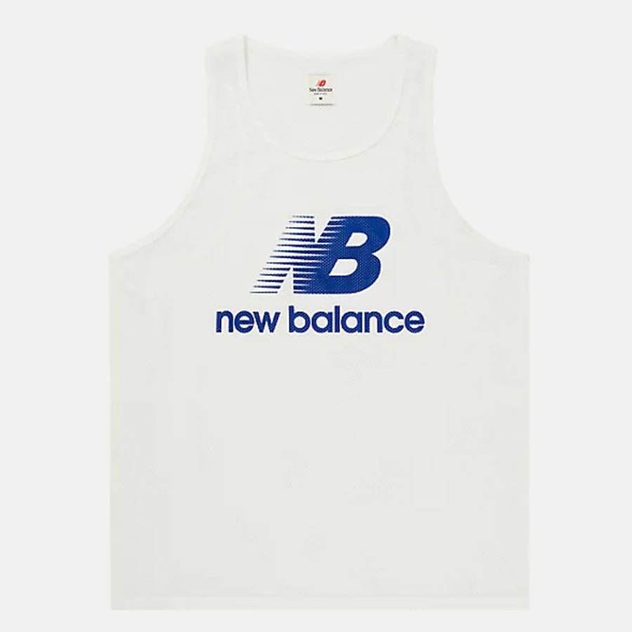 Homens New Balance T-Shirts E Partes De Cima | Made In Usa Logo Tank