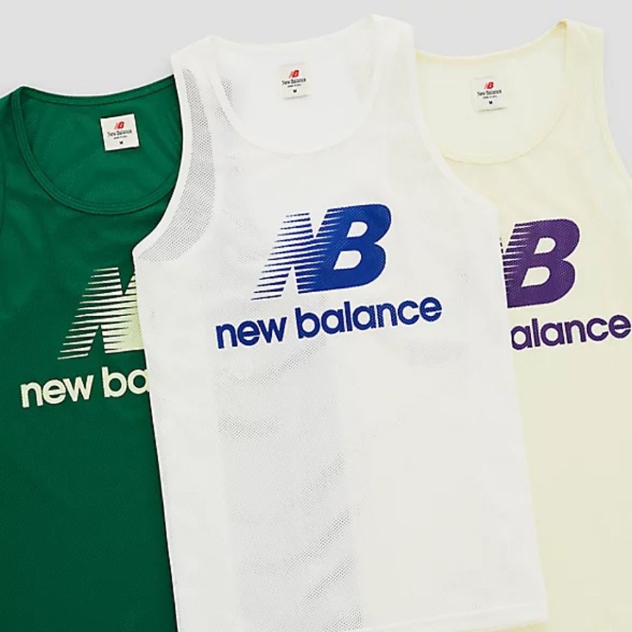 Homens New Balance T-Shirts E Partes De Cima | Made In Usa Logo Tank