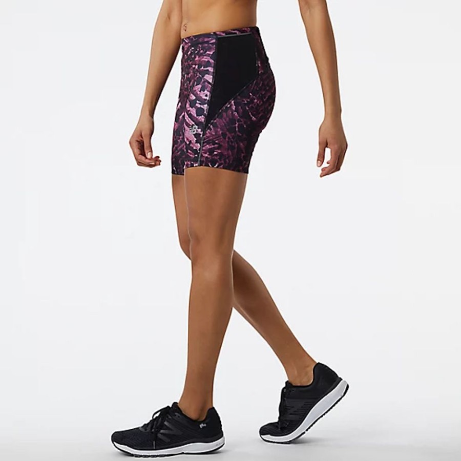 Mulheres New Balance Calcoes | Calcoes Printed Impact Run Fitted