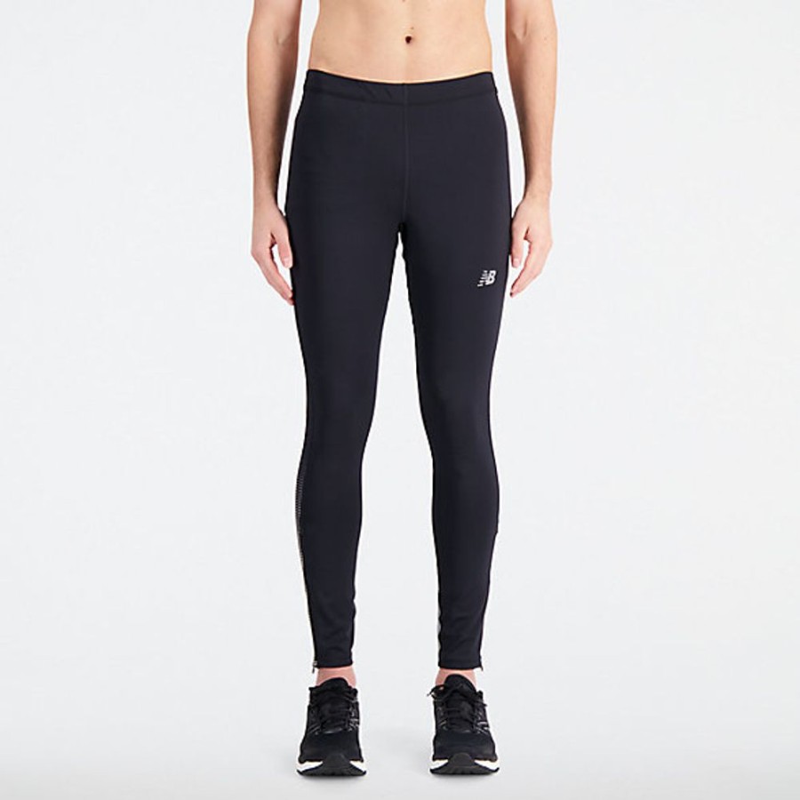 Homens New Balance Calcas E Leggings | Reflective Accelerate Tight