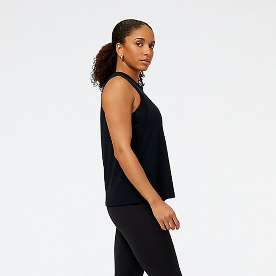 Mulheres New Balance T-Shirts E Partes De Cima | Achiever Tank With Dri-Release