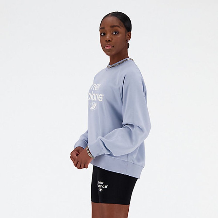 Mulheres New Balance Camisolas E Camisolas Com Capuz | Essentials Reimagined Archive French Terry Crew Neck